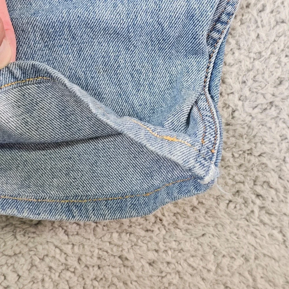Levis‎ 505 Jeans Mens 32x30 Light Blue Regular Fit Straight Leg Denim Zip Fly